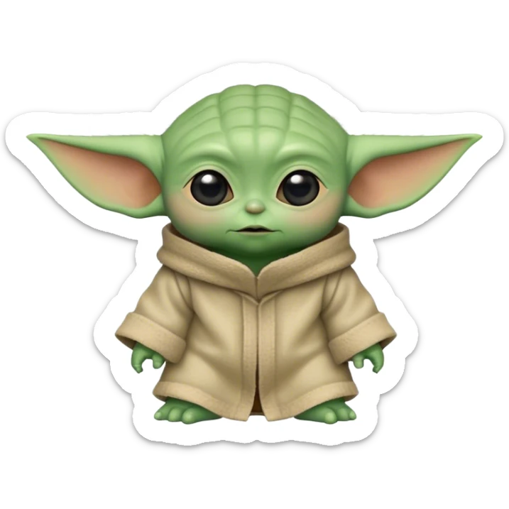 Baby yoda sticker