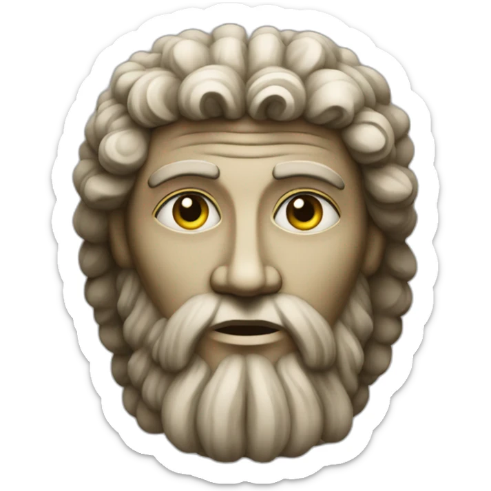 ancient canaanite god sticker