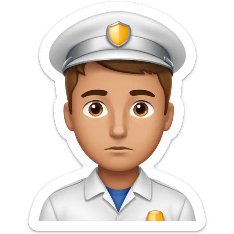 hình ảnh 1 người đàn ông đang có ý định bỏ nghề xây dựng sticker