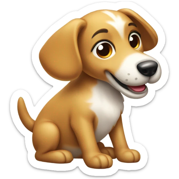 Dog sticker