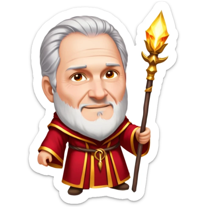 Crimson Spellbinder sticker