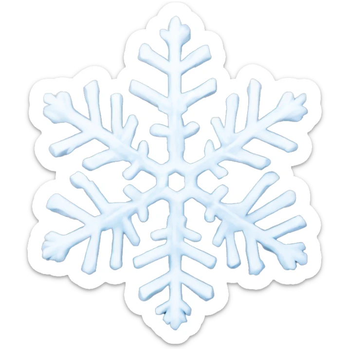 Snoweflake sticker