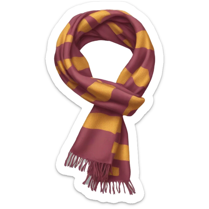 Scarf sticker
