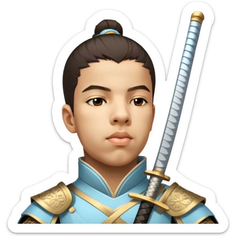 Elegant Samurai sticker