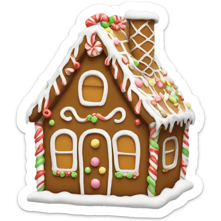 gingerbread house sticker