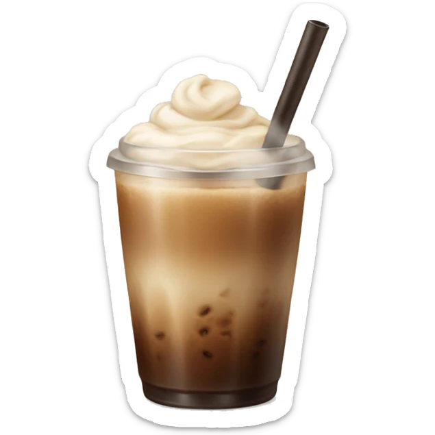Ice coffee sticker