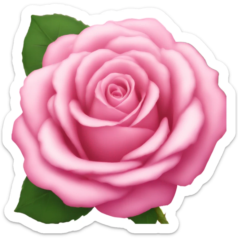 Pink rose sticker