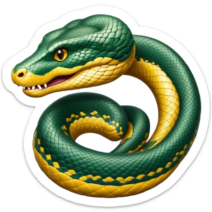 cinematic-noble-anaconda-portrait-emoji,-poised-and-imposing,-with-a-massive,-sinuous-build-draped-in-intricately-patterned-scales-and-piercing,-focused-eyes,-simplified-yet-sharp-and-sophisticated-features,-highly-detailed sticker