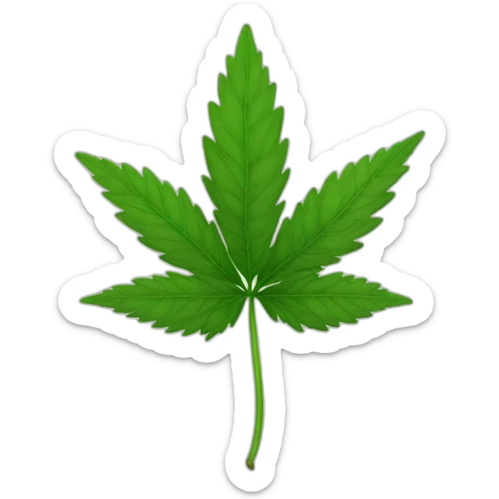 Weed sticker