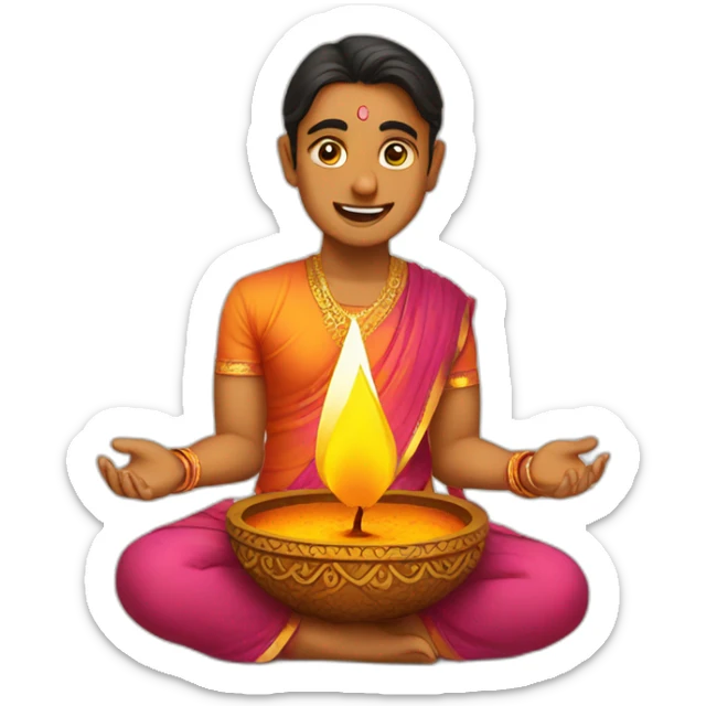 diwali sticker