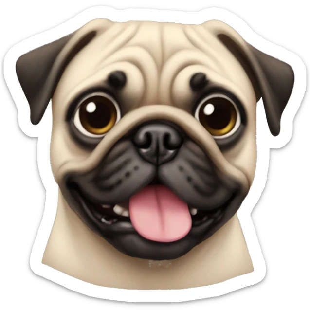 Pug sticker