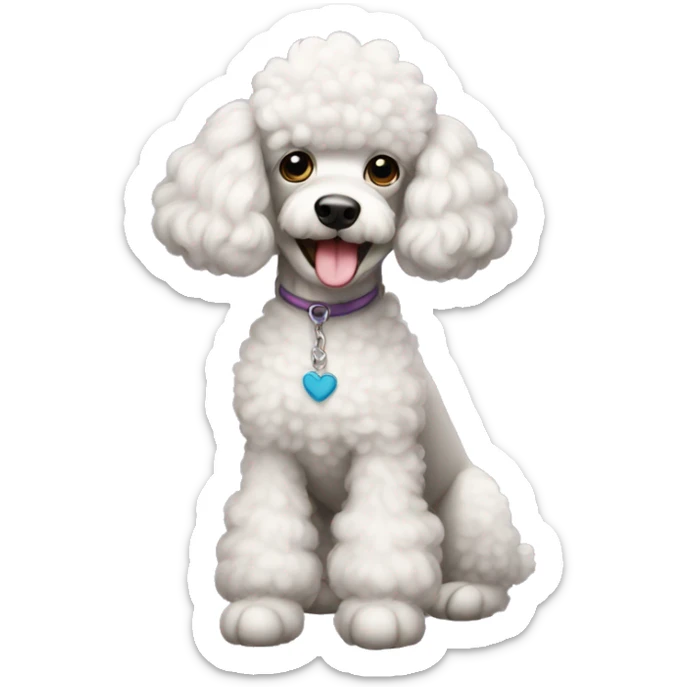 Poodle  sticker