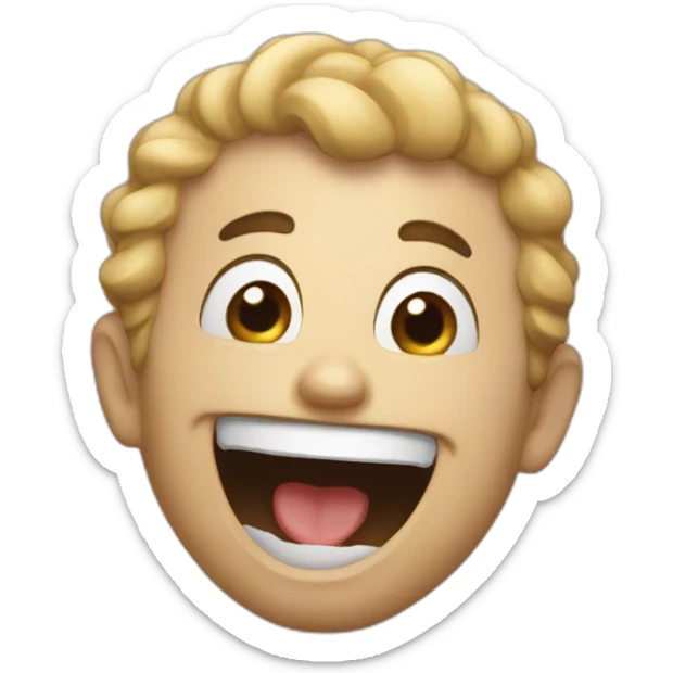 Laugh sticker