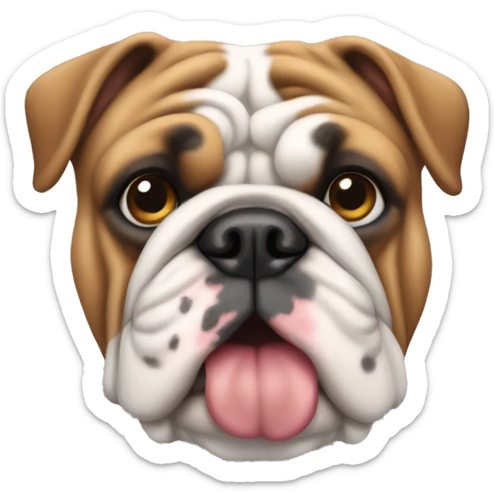 English bulldog  sticker