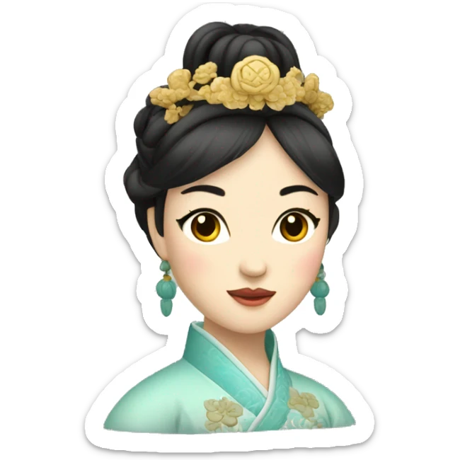 Ming Dynasty Princess  sticker