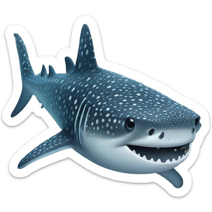 whale shark sticker