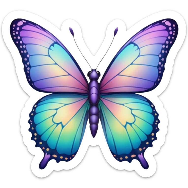 Butterfly sticker