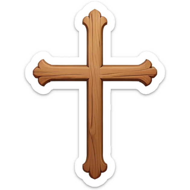 Cross sticker