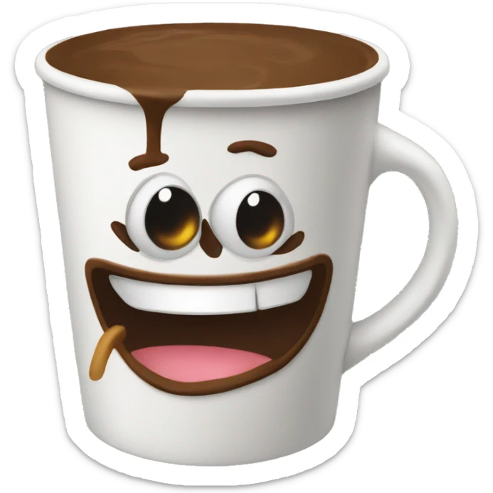Coffee cup  sticker
