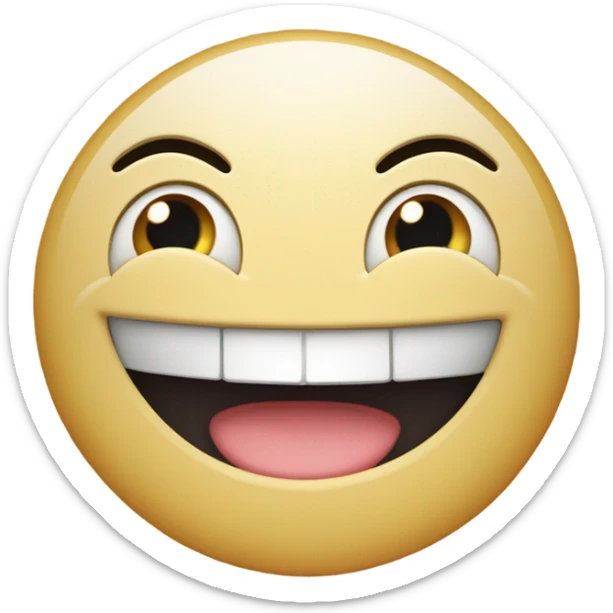 Emoji that’s saying frrrr sticker