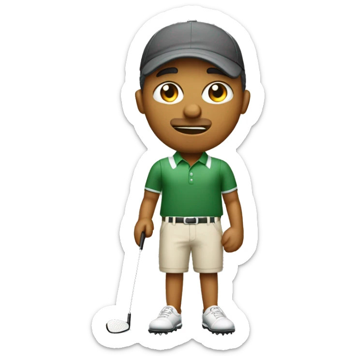 Man nicknamed “Tyrd” who is trying to be a good golfer but he really sucks sticker