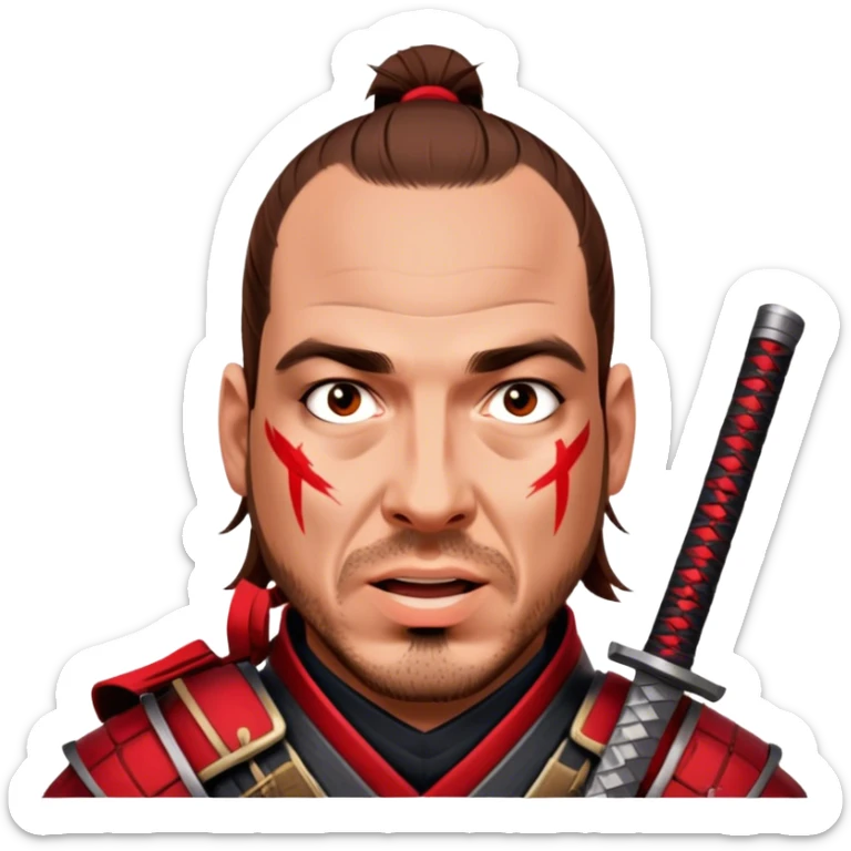 Battle-Ready Samurai sticker