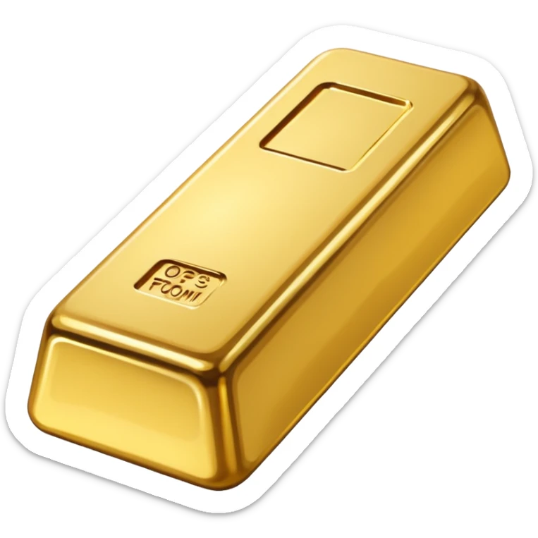gold bar sticker