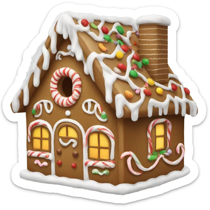 Gingerbread house  sticker