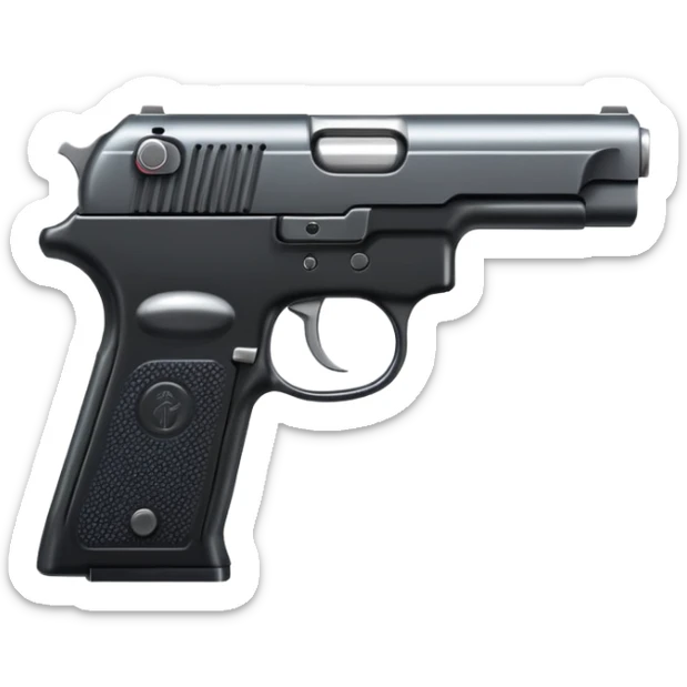 Gun  sticker