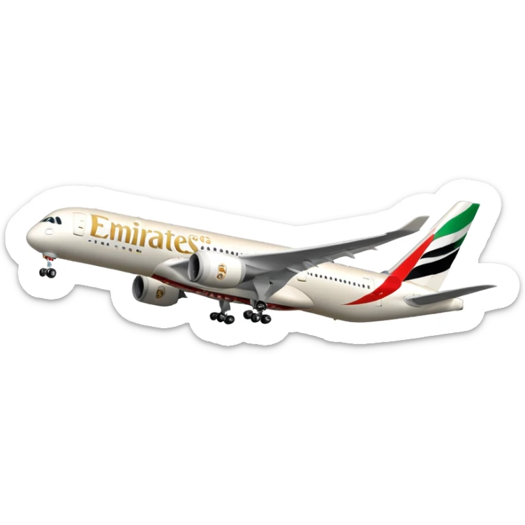 Emirates A350 sticker