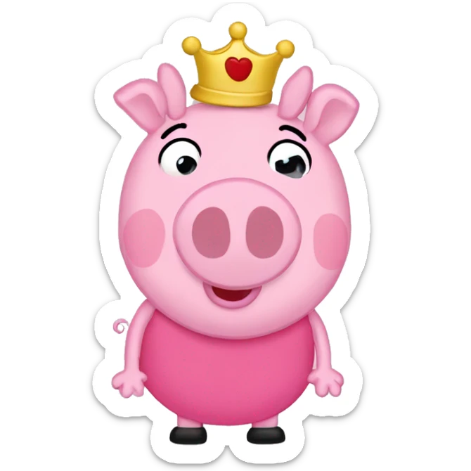 Peppa pig sticker