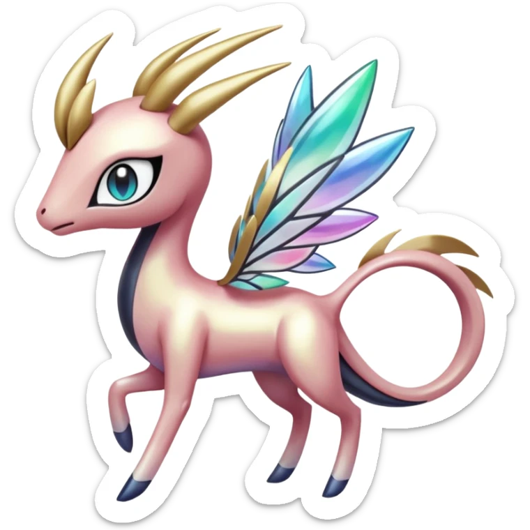 Meloetta-Palkia-Cresselia-Pokémon-Fakémon-fusion-hybrid-creature sticker