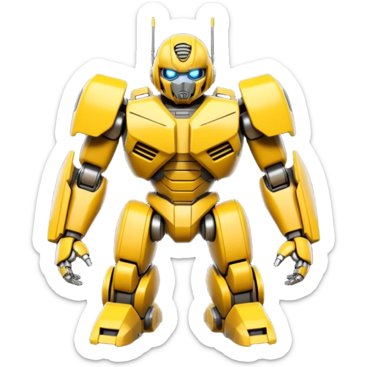 Bumblebee the transformer sticker
