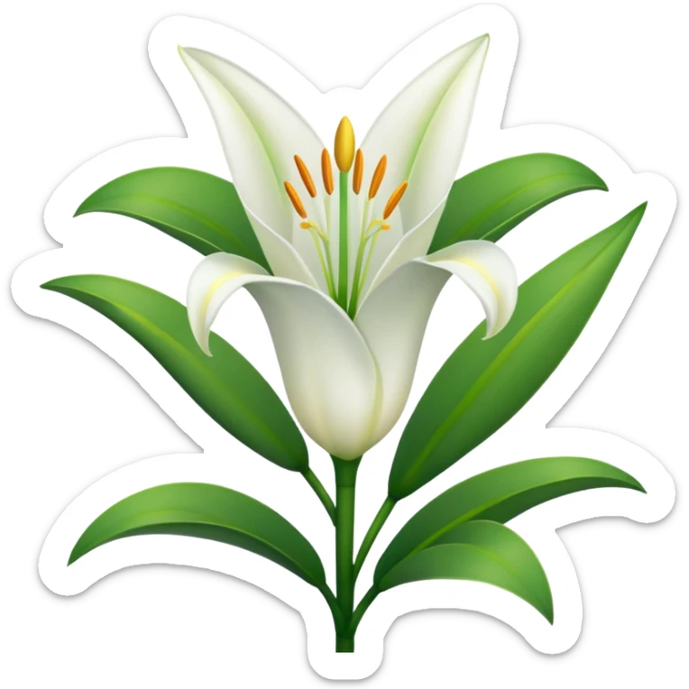 lilies sticker