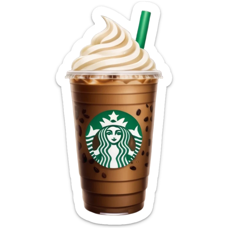 Starbucks iced coffee with Dubai chivalry bar with green filling and burn Khalifa  sticker