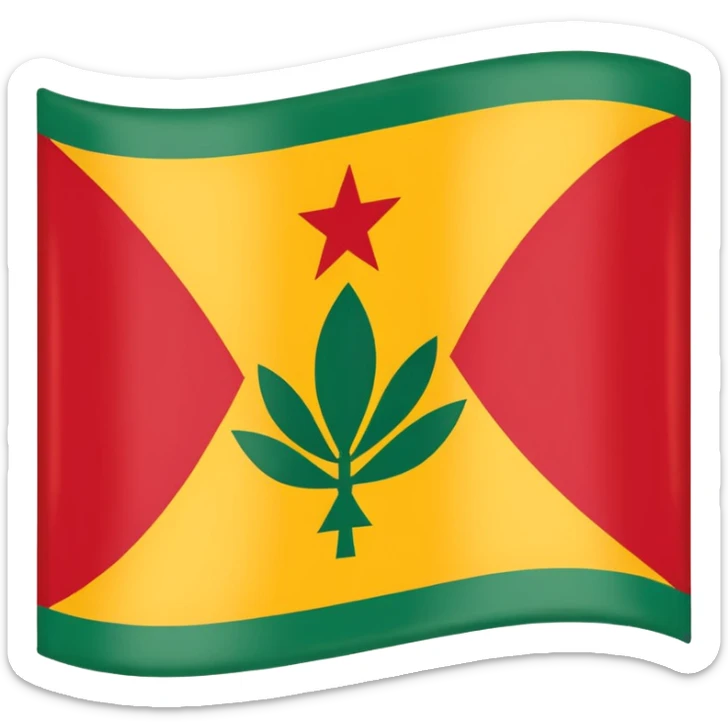 Kabylia flag sticker