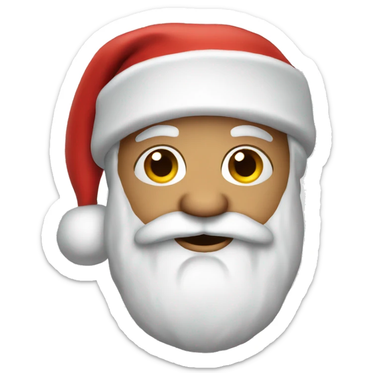 santa claus sticker