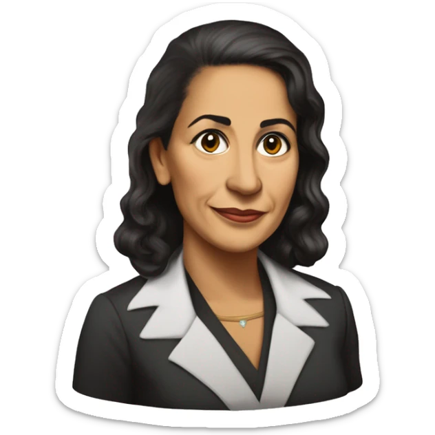 Mariana Bracetti Cuevas was a patriot and leader of the Puerto Rico independence movement. sticker