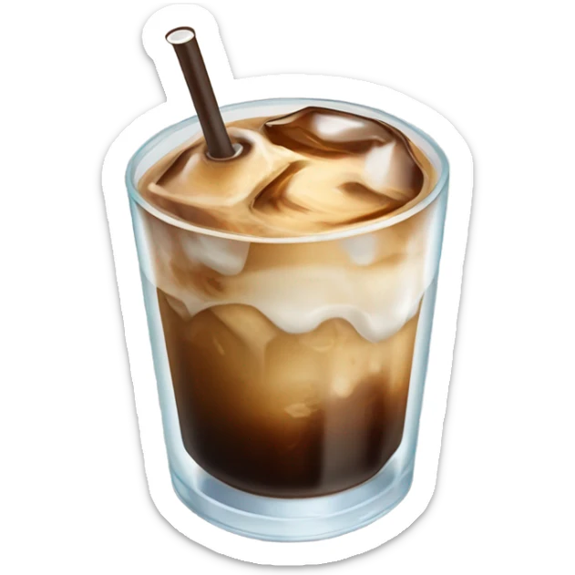 Iced coffee sticker