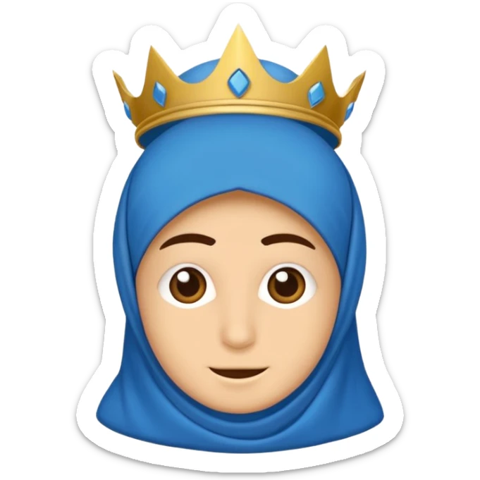 DOĞU TÜRKİSTAN BAYRAĞI (İNSANSIZ) AY VE YILDIZ MAVİ BAYRAK sticker