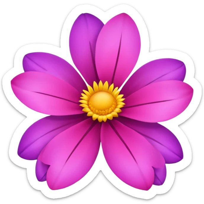 Flower sticker