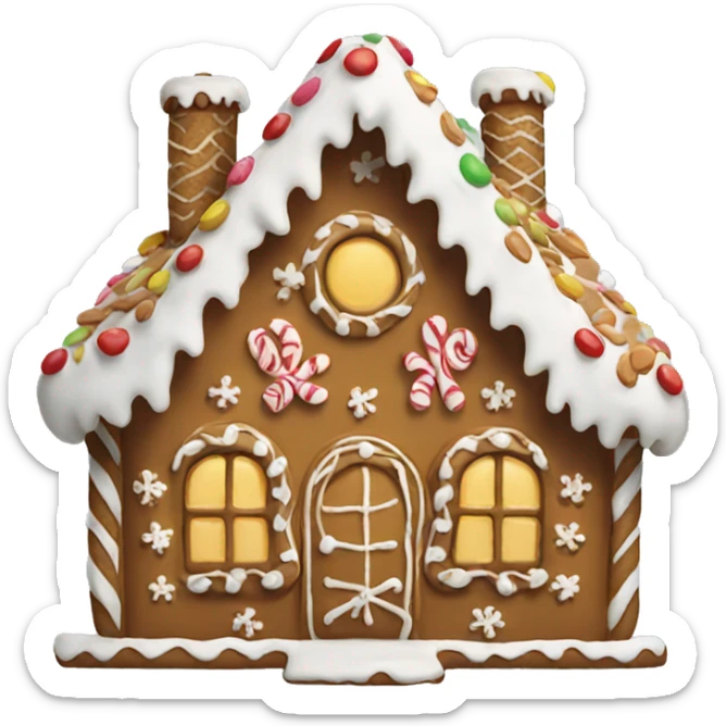 gingerbread house  sticker
