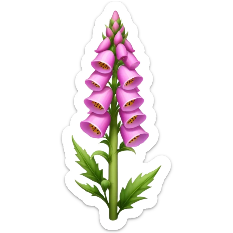 foxglove sticker