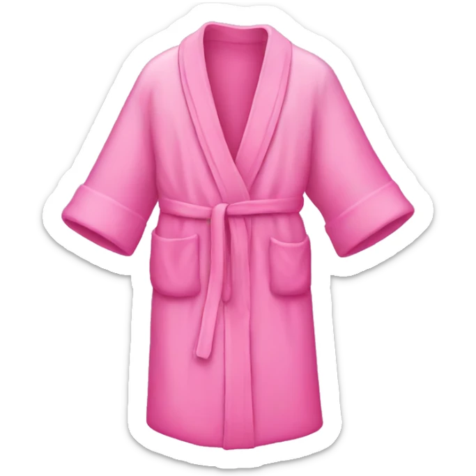 Pink robe  sticker