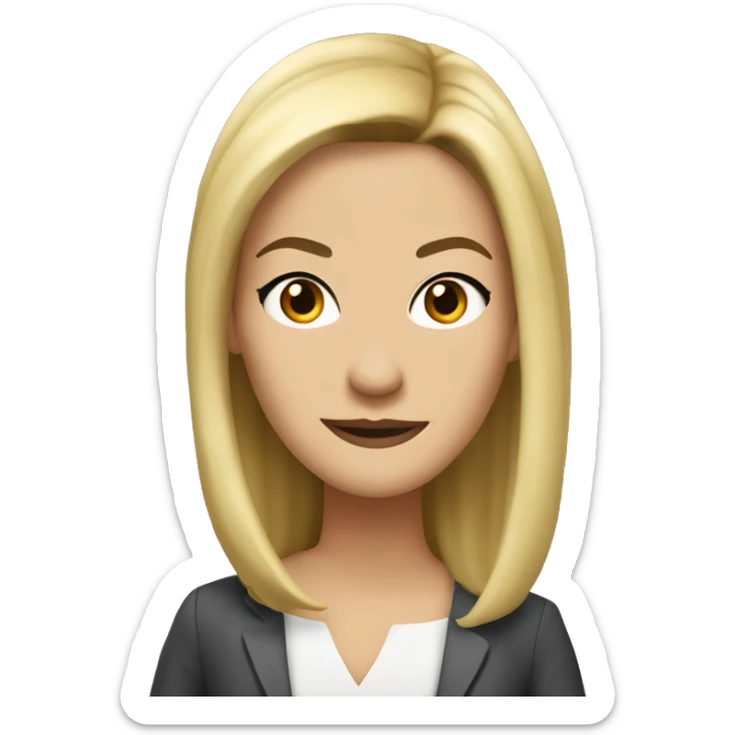 Lily van der woodsen sticker