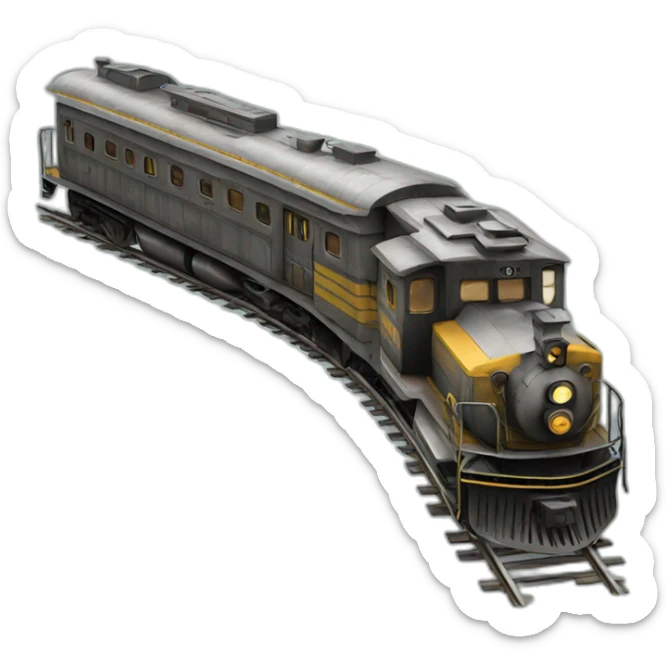 old train sticker