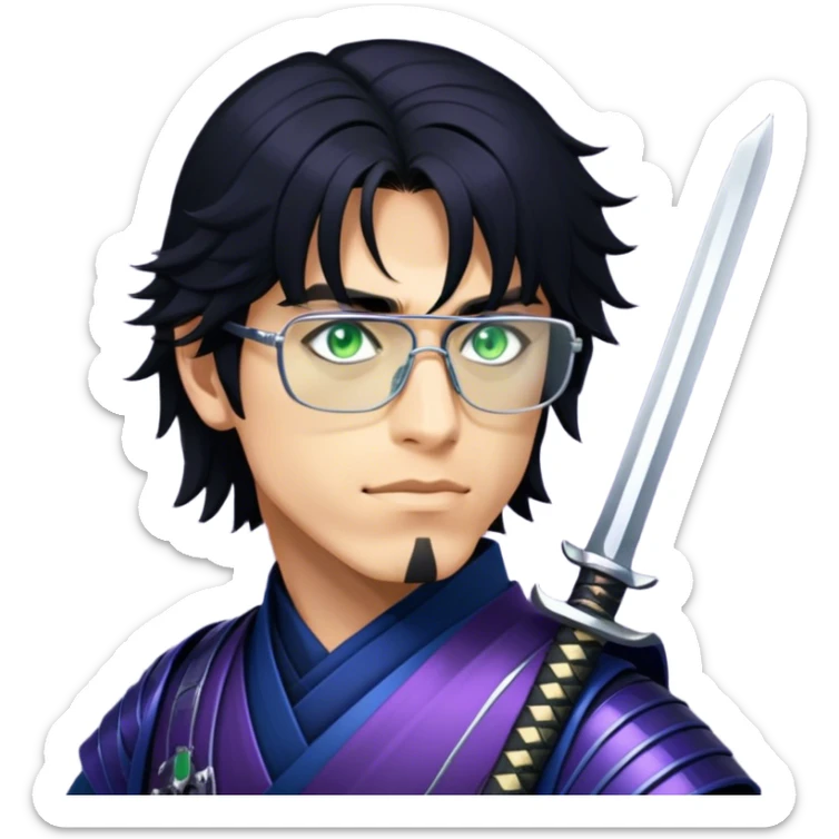 Mystic Samurai sticker