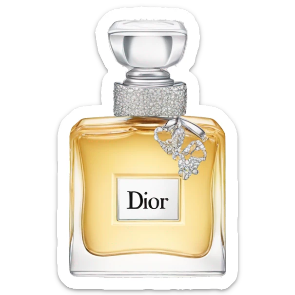 Dior perfume sticker