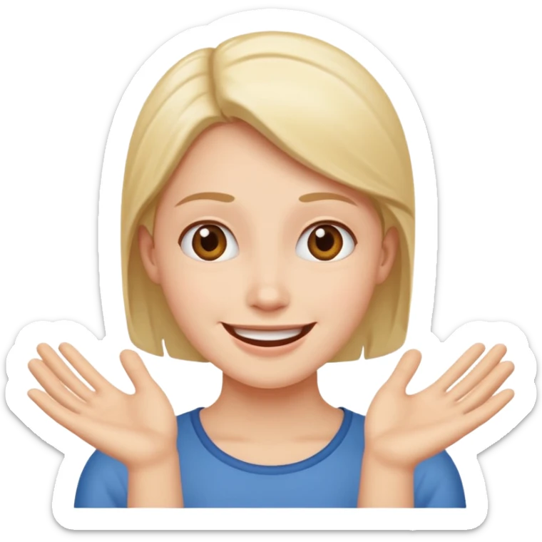 Personne qui fait semblant de croire en quelqu'un  sticker