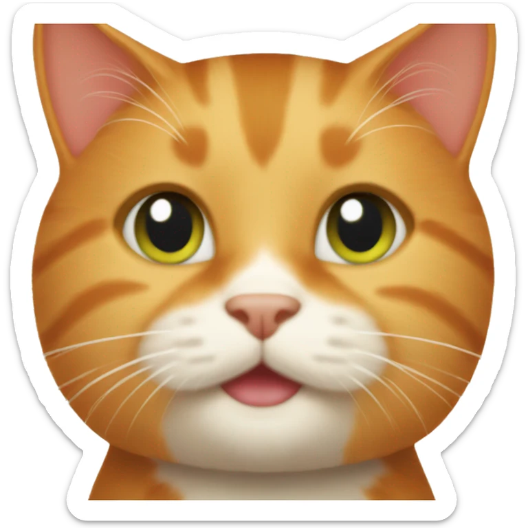 Ginger cat sticker
